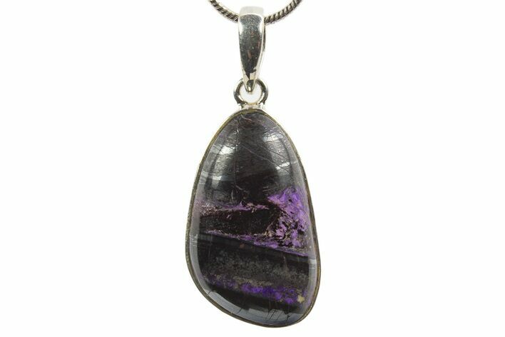Polished Sugilite Pendant (Necklace) - Sterling Silver #321516